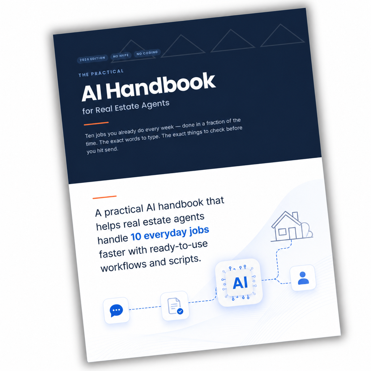 The Practical AI Handbook for Real Estate Agents (45-Page PDF + Live Tool Sheet)