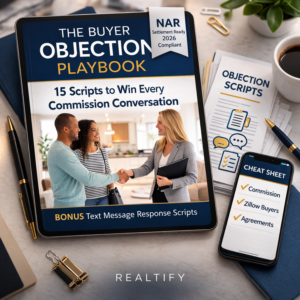 The Buyer Objection Playbook — NAR Settlement Ready | 2026 Compliant