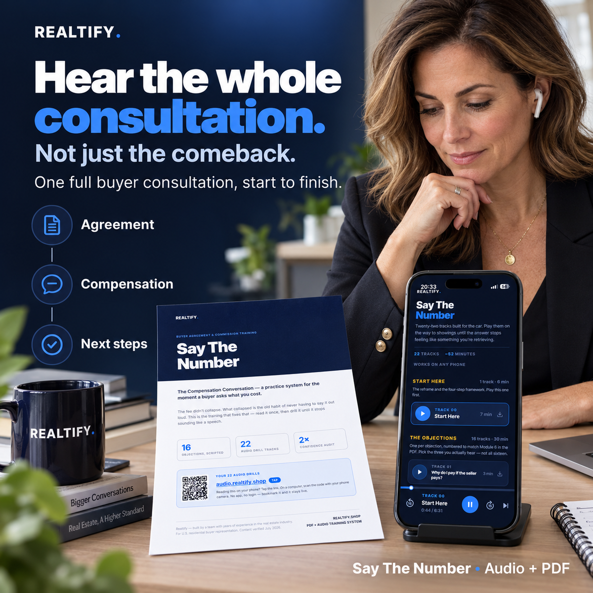 Say The Number — Buyer Agreement & Commission Conversation Training (Audio Drills + PDF)