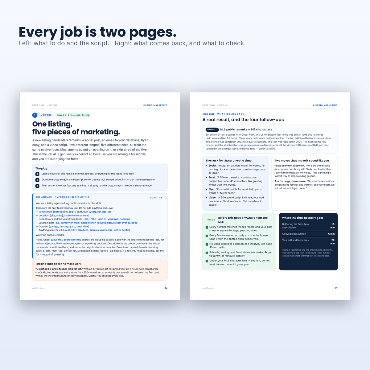 The Practical AI Handbook for Real Estate Agents (45-Page PDF + Live Tool Sheet)