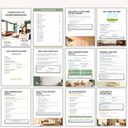 Buyer consultation template pages - professional realtor guide