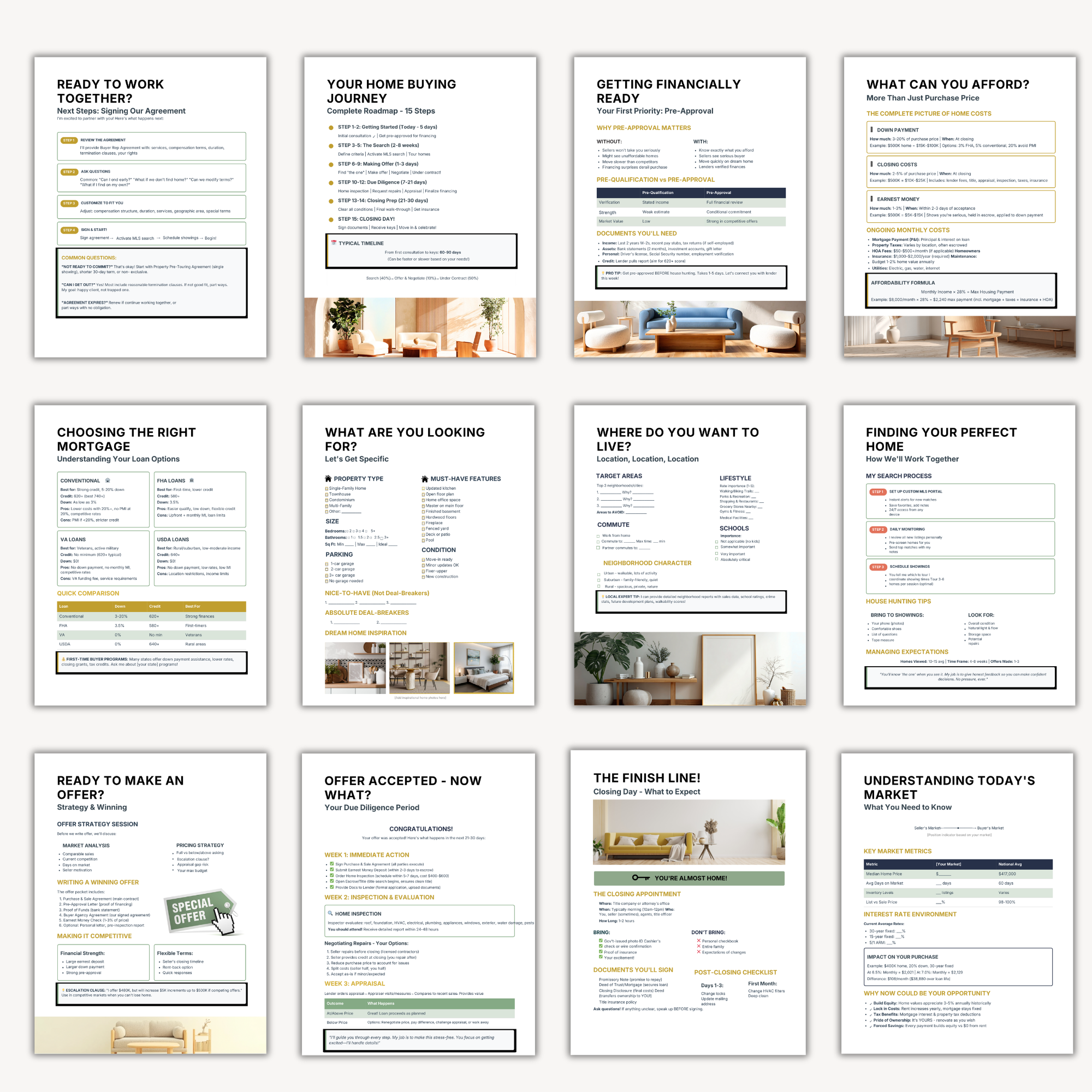 Realtor buyer consultation system - win more signed buyer agreements