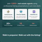 Real estate listing presentation template - convert more seller consults