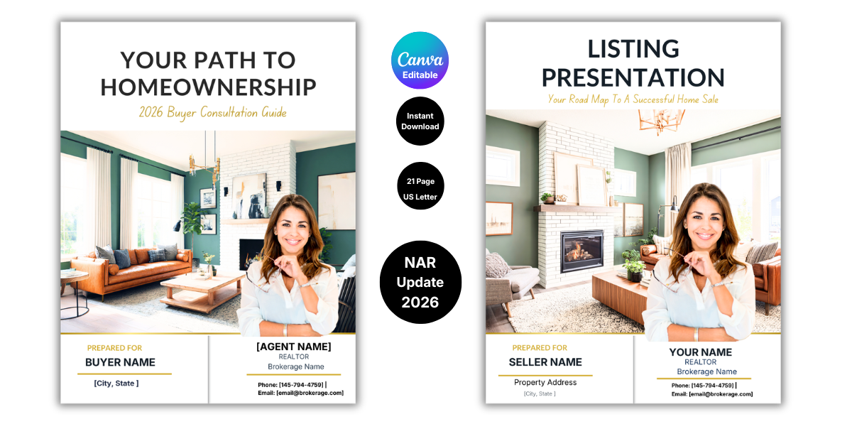 Realtify — Real Estate digital products for REALTORS | Canva Editable ...