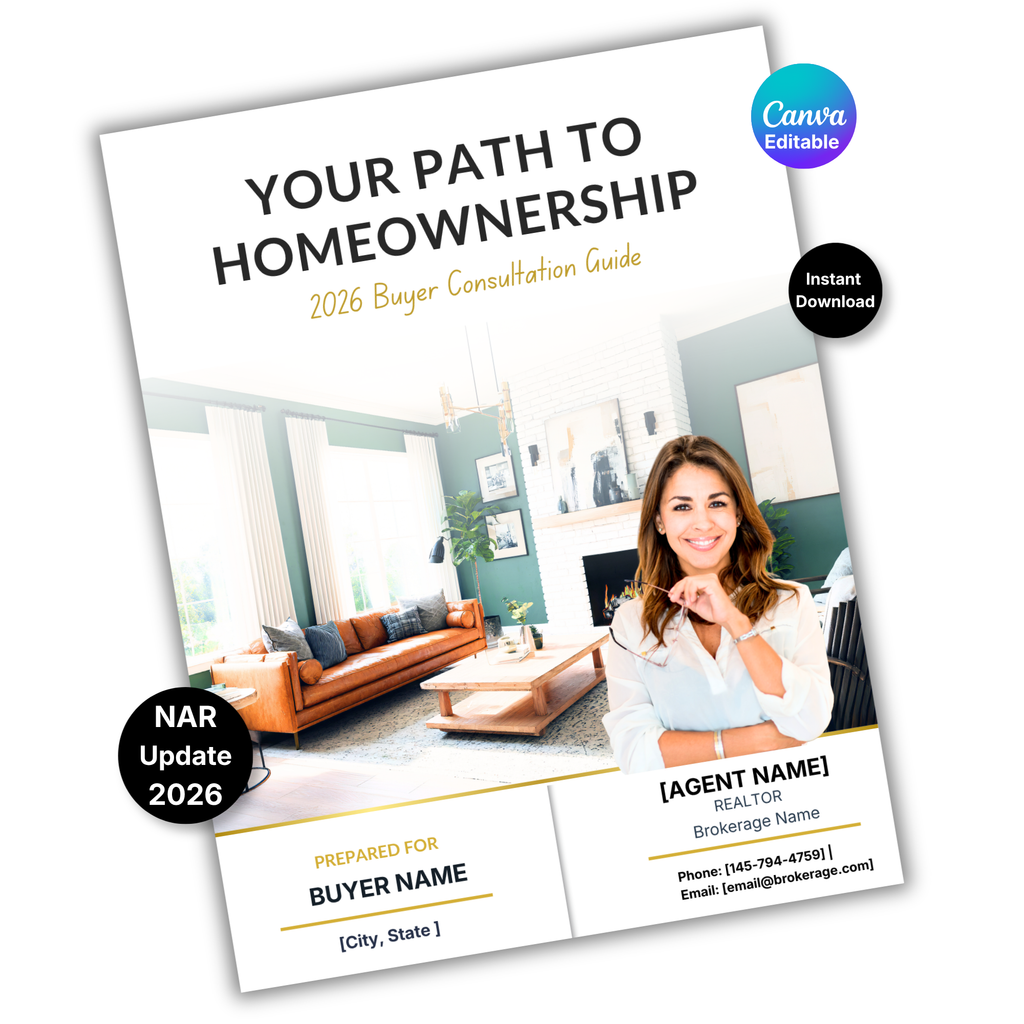 Buyer Consultation Guide — NAR 2026 Compliant (Canva-Editable)