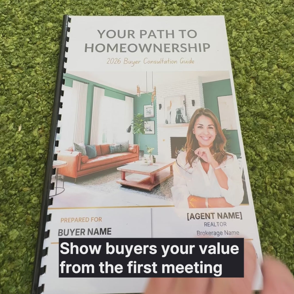 Canva editable buyer guide real estate